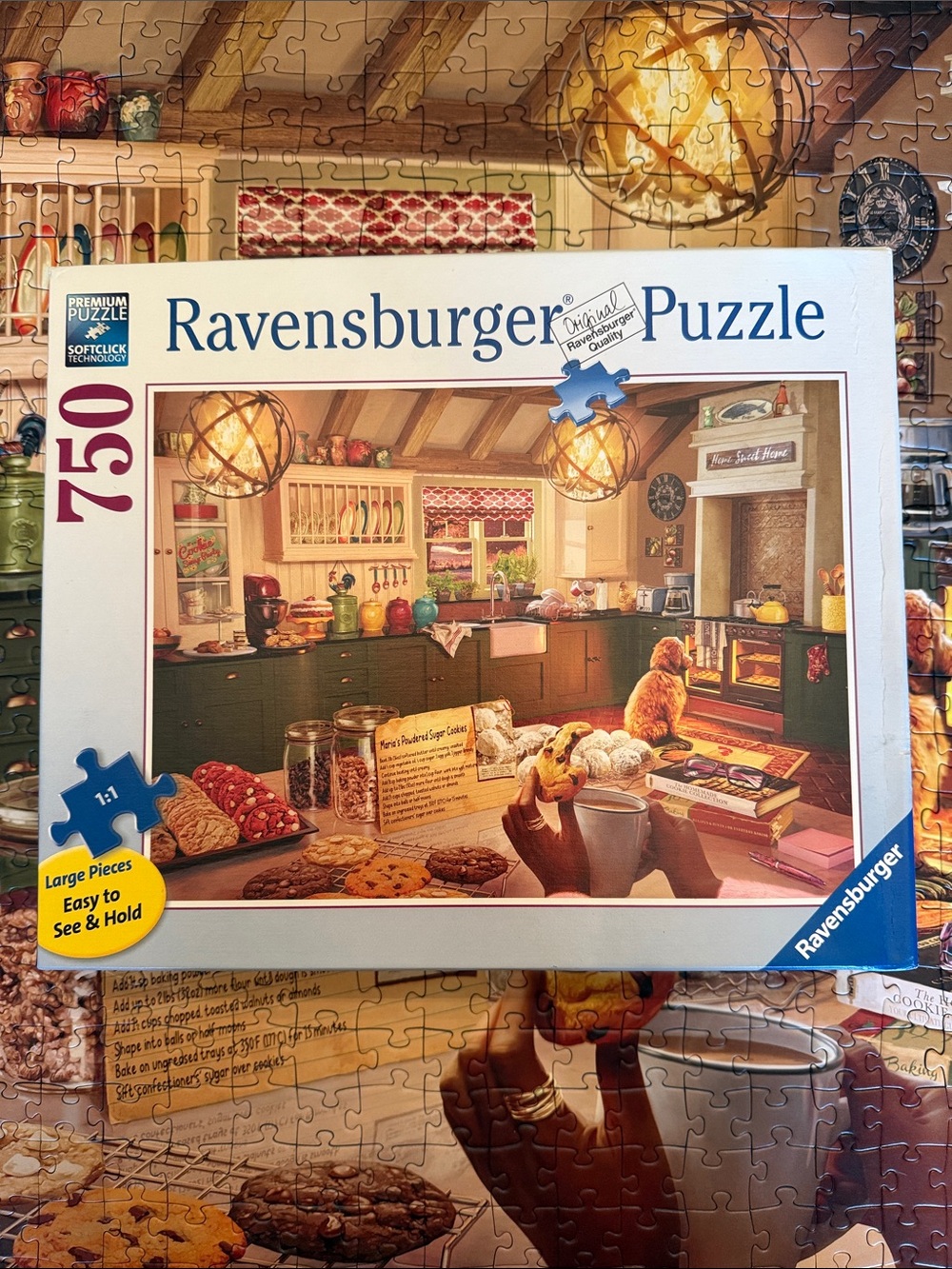Ravensburger Cozy Kitchen. 750 large pieces